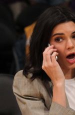 KENDALL JENNER at Lakers Game in Los Angeles 01/19/2017