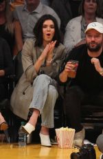 KENDALL JENNER at Lakers Game in Los Angeles 01/19/2017