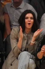 KENDALL JENNER at Lakers Game in Los Angeles 01/19/2017