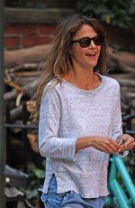 KERI RUSSELL Out in New York 09/29/2017