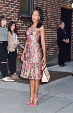 KERRY WASHINGTON Arrives at Late Show with Stephen Colbert in New York 10/04/2017