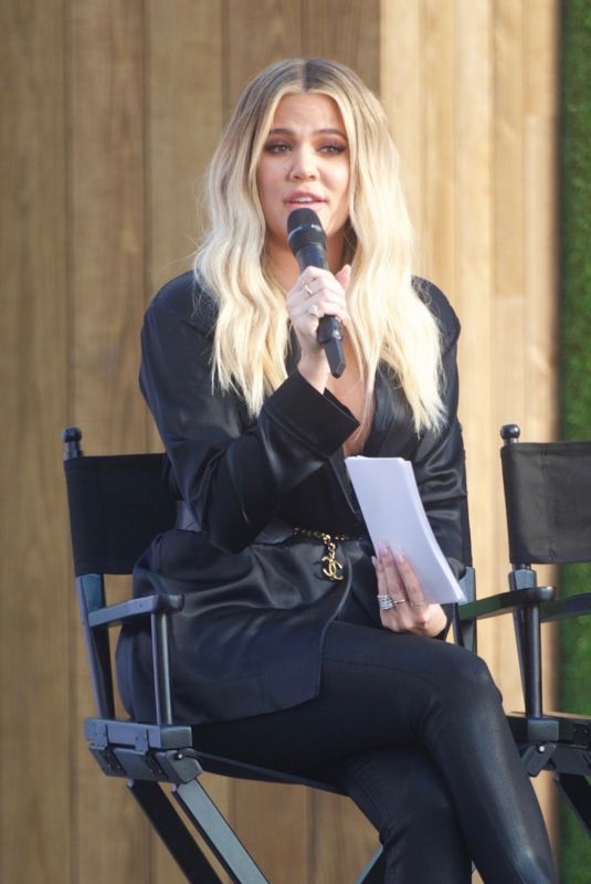 KHLOE KARDASHIAN at Good American Event in Los Angeles 10/07/2017