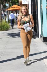 KHLOE TERAE Out for Coffee in Beverly Hills 10/25/2017