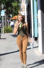 KHLOE TERAE Out for Coffee in Beverly Hills 10/25/2017