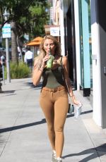 KHLOE TERAE Out for Coffee in Beverly Hills 10/25/2017