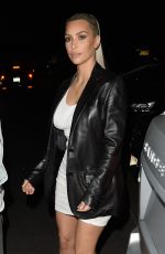KIM KARDASHIAN and Kanye West Arrives at Kim 37th Birthday Dinner in Los Feliz 10/26/2017