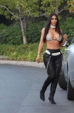 KIM KARDASHIAN Out and About in Beverly Hills 10/28/2017
