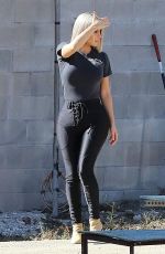 KIM KARDASHIAN Out and About in Westlake 10/17/2017