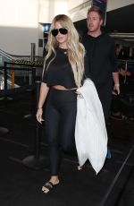 KIM ZOLCIAK at Los Angeles International Airport 10/12/2017