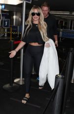 KIM ZOLCIAK at Los Angeles International Airport 10/12/2017