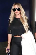 KIM ZOLCIAK at Los Angeles International Airport 10/12/2017