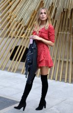 KIMBERLEY GARNER Out and About in Paris 10/26/2017