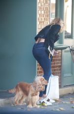 KIMBERLEY GARNER Out with Her Dog in London 10/21/2017