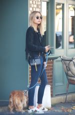 KIMBERLEY GARNER Out with Her Dog in London 10/21/2017
