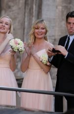 KIRSTEN DUNST at Her Best Friend Wedding in Rome 09/30/2017