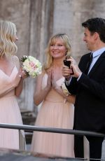 KIRSTEN DUNST at Her Best Friend Wedding in Rome 09/30/2017