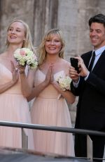 KIRSTEN DUNST at Her Best Friend Wedding in Rome 09/30/2017