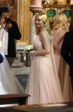 KIRSTEN DUNST at Her Best Friend Wedding in Rome 09/30/2017