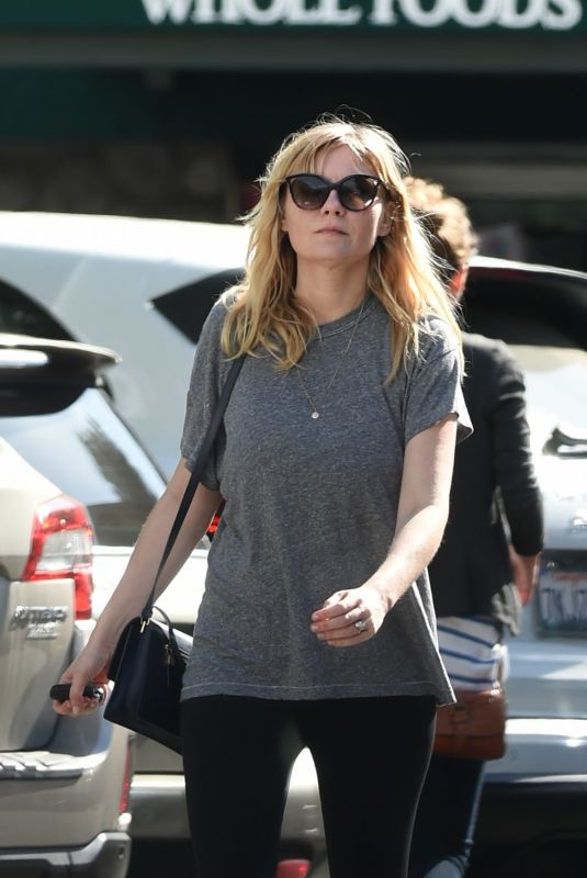 KIRSTEN DUNST Out Shopping in Los Angeles 10/20/2017