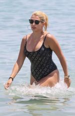KONSTATINA SPYROPOULOU in Swimsuit at a Beach in Mykonos 10/30/2017