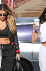 KOURTNEY KARDASHIAN and LARSA PIPPEN at Alfred