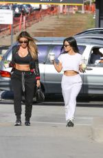 KOURTNEY KARDASHIAN and LARSA PIPPEN at Alfred