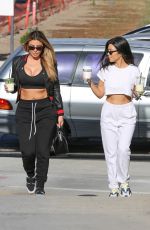 KOURTNEY KARDASHIAN and LARSA PIPPEN at Alfred