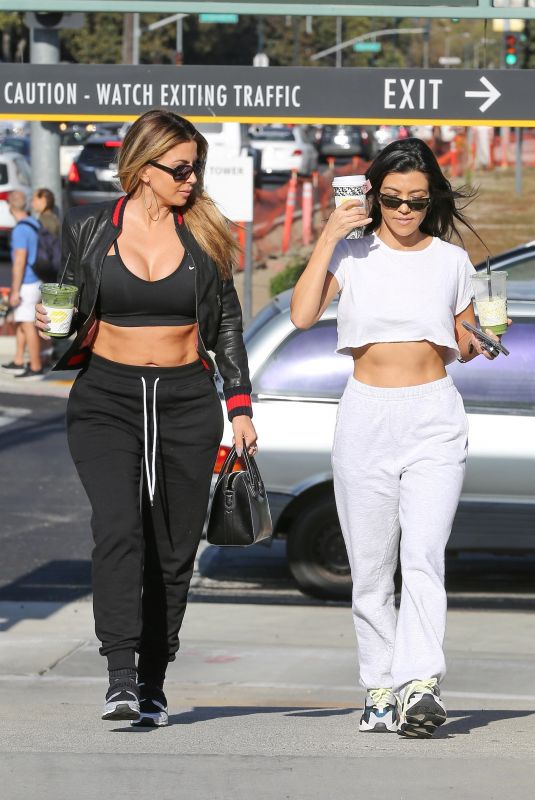 KOURTNEY KARDASHIAN and LARSA PIPPEN at Alfred