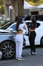 KOURTNEY KARDASHIAN and LARSA PIPPEN at Alfred