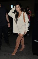 KOURTNEY KARDASHIAN Arrives at Kim Kardashians 37th Birthday Dinner in Los Feliz 10/26/2017
