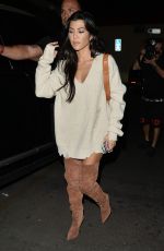 KOURTNEY KARDASHIAN Arrives at Kim Kardashians 37th Birthday Dinner in Los Feliz 10/26/2017