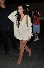 KOURTNEY KARDASHIAN Arrives at Kim Kardashians 37th Birthday Dinner in Los Feliz 10/26/2017
