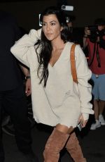 KOURTNEY KARDASHIAN Arrives at Kim Kardashians 37th Birthday Dinner in Los Feliz 10/26/2017
