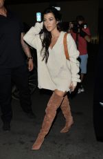 KOURTNEY KARDASHIAN Arrives at Kim Kardashians 37th Birthday Dinner in Los Feliz 10/26/2017
