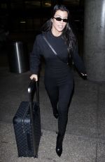 KOURTNEY KARDASHIAN at LAX Airport in Los Angeles 10/01/2017