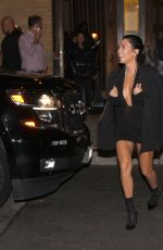 KOURTNEY KARDASHIAN Night Out in San Francisco 10/14/2017