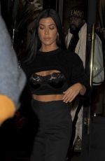 KOURTNEY KARDASHIAN Out at Paris Fashion Week 09/30/2017