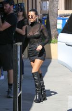 KOURTNEY KARDASHIAN Shopping at Aldik Home Store in Van Nuys 10/18/2017