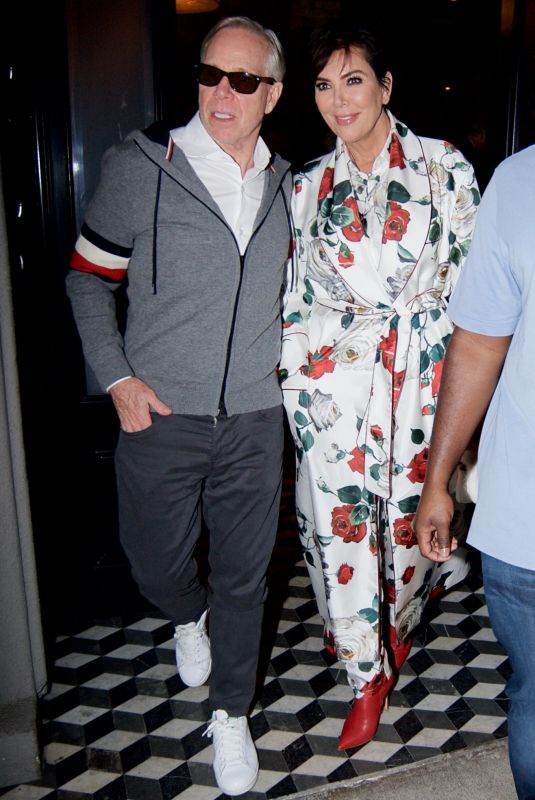KRIS JENNER and Tommy Hillfiger Leaves Craig