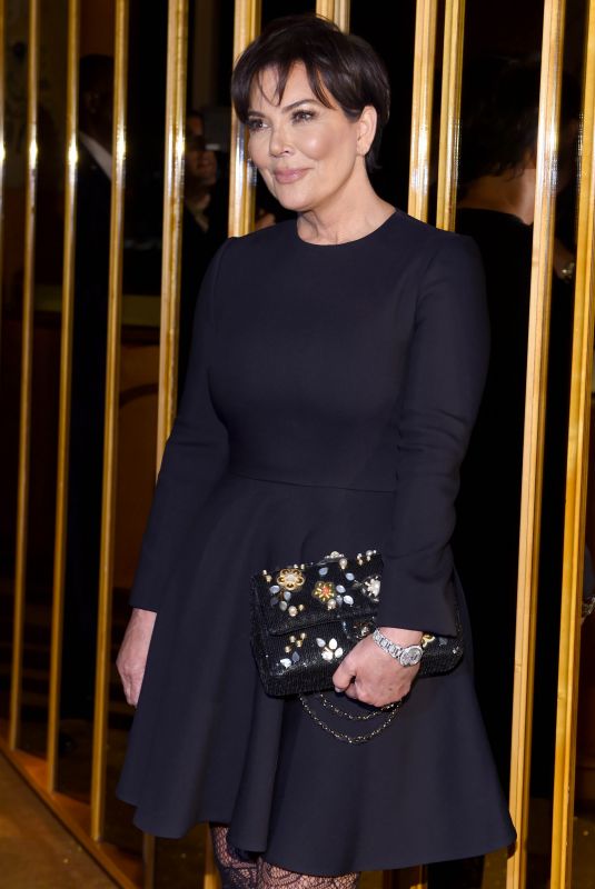 KRIS JENNER at V Magazine Dinner in Honor of Karl Lagerfeld in New York 10/23/2017