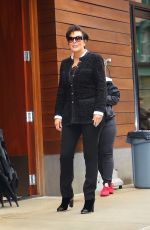 KRIS JENNER Out and About in New York 10/24/2017