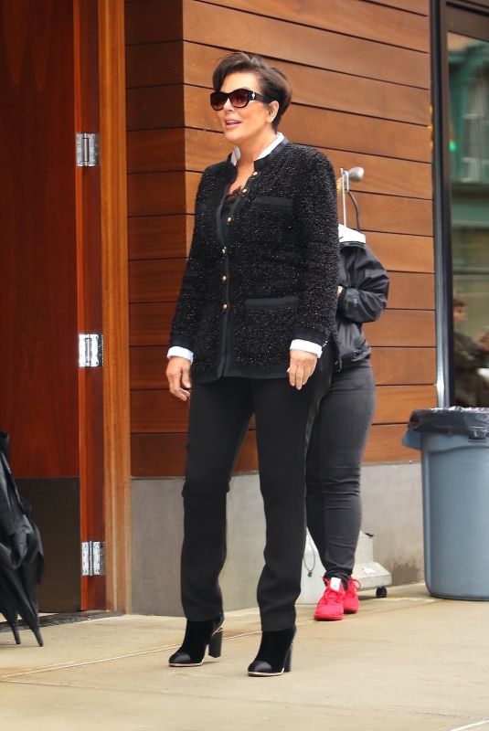 KRIS JENNER Out and About in New York 10/24/2017