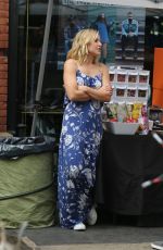 KRISTEN BELL on the Set of Like Father in New York 09/30/2017