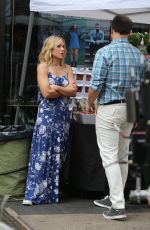 KRISTEN BELL on the Set of Like Father in New York 09/30/2017
