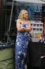 KRISTEN BELL on the Set of Like Father in New York 09/30/2017