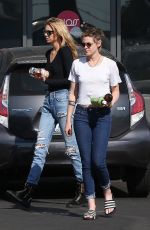KRISTEN STEWART and STELLA MAXWELL Out in Los Angeles 10/14/2017