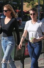 KRISTEN STEWART and STELLA MAXWELL Out in Los Angeles 10/14/2017