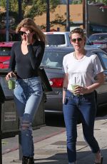 KRISTEN STEWART and STELLA MAXWELL Out in Los Angeles 10/14/2017