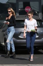 KRISTEN STEWART and STELLA MAXWELL Out in Los Angeles 10/14/2017