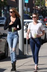 KRISTEN STEWART and STELLA MAXWELL Out in Los Angeles 10/14/2017